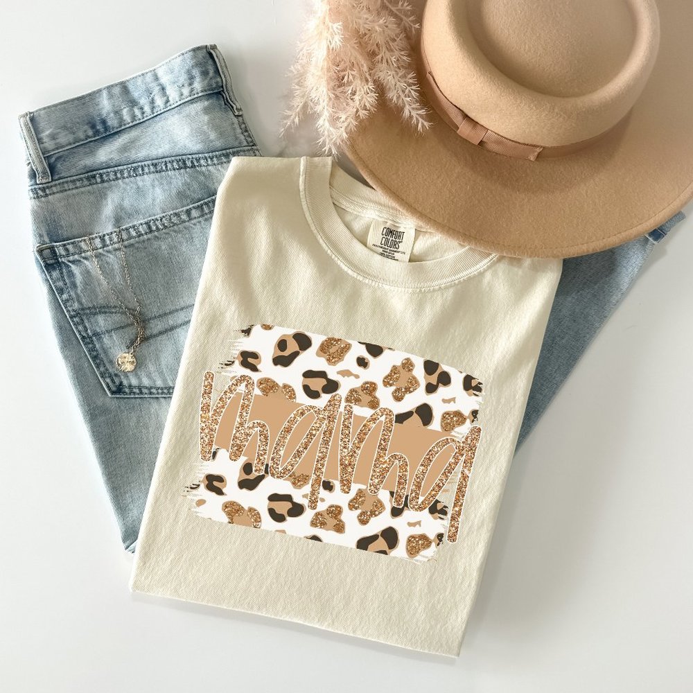 Mama Leopard | Comfort Colors Graphic Tee